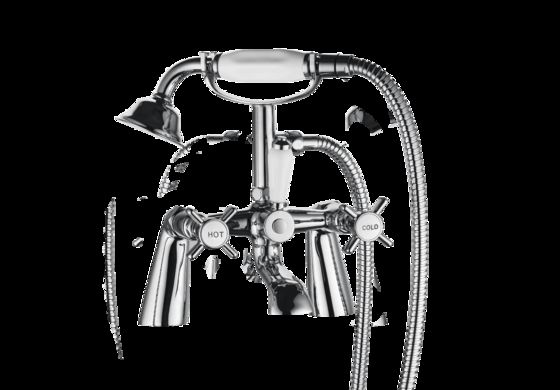 Brass Bath Shower Mixer Faucet with Classical Bathroom T8048N